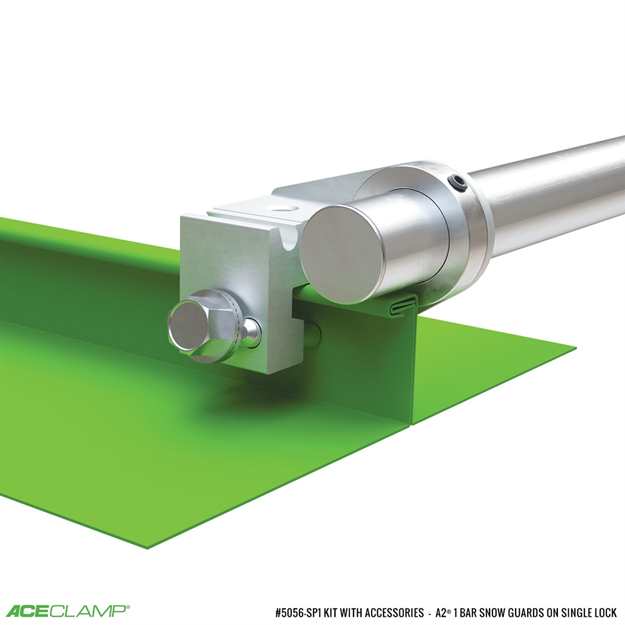 1 Bar Snow Guards for Single Lock Standing Seam Metal Roofs