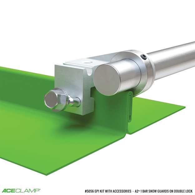1 Bar Snow Guards for Double Lock Standing Seam Metal Roofs