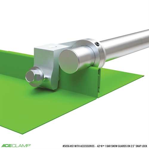 1 Bar Snow Guards for Snap Lock Standing Seam Metal Roofs