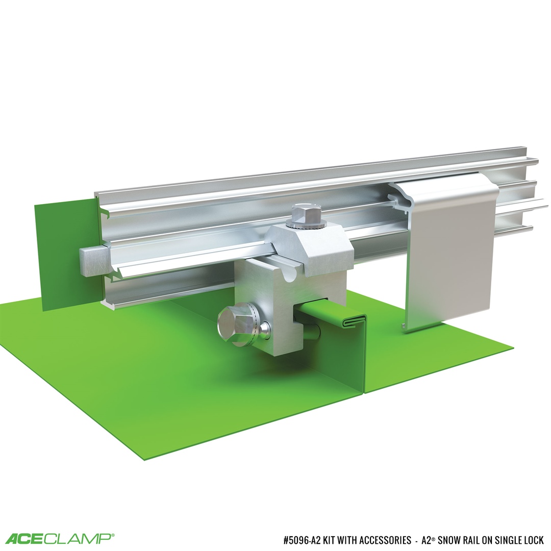 Color Snap® Color Matching Snow Guards for Single Lock Standing Seam Metal Roofs