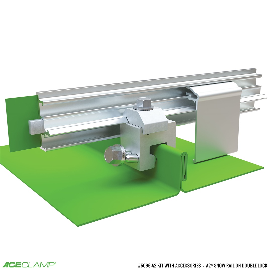 Color Snap® Color Matching Snow Guards for Double Lock Standing Seam Metal Roofs