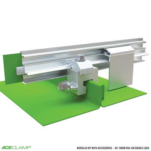 Color Snap® Color Matching Snow Guards for Double Lock Standing Seam Metal Roofs