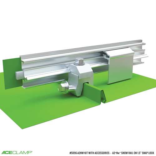 Color Snap® Color Matching Snow Guards for Snap Lock Short Standing Seam Metal Roofs