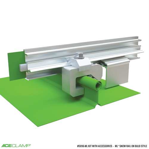 Color Snap® Color Matching Snow Guards for Bulb Style Standing Seam Metal Roofs