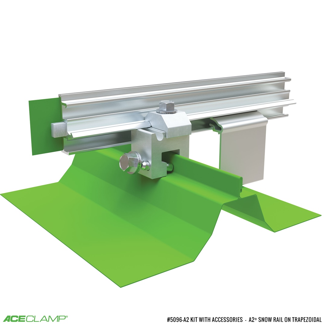 Color Snap® Color Matching Snow Guards for Trapezoidal Standing Seam Metal Roofs