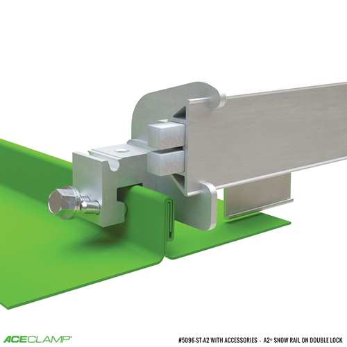 Snow Titan® Snow Guards for Double Lock Standing Seam Metal Roofs