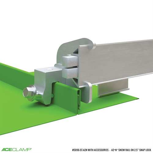 Snow Titan® Snow Guards for Snap Lock Standing Seam Metal Roofs