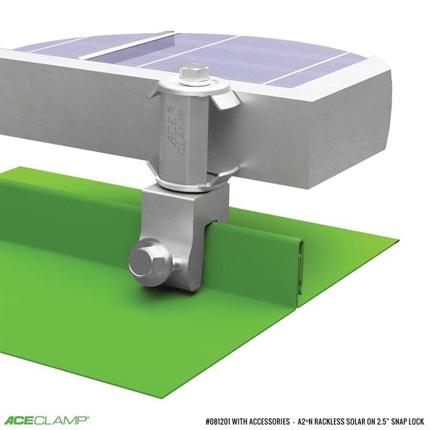 Snap Rack Alumnim Railless Solar Racking Kit: Streamlined for Snap Lock...