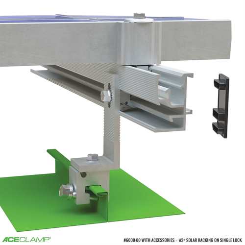 Solar Snap® Solar Racking System for Single Lock Standing Seam Metal Roofs