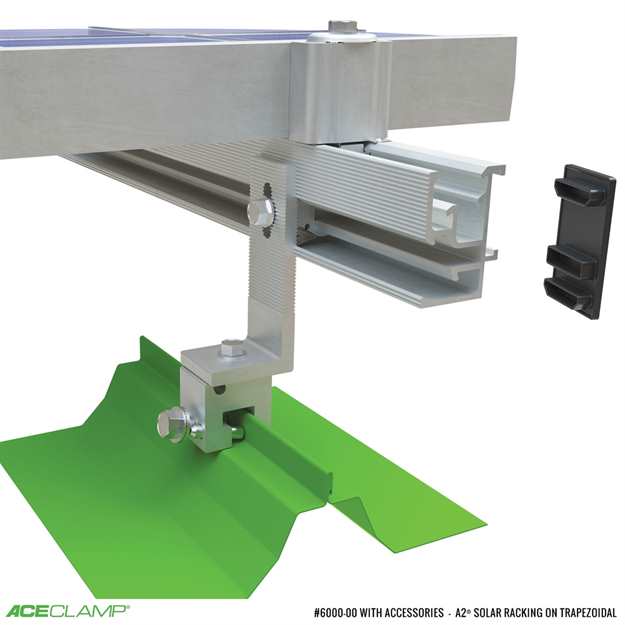 Solar Snap® Solar Racking System for Trapezoidal Standing Seam Metal Roofs
