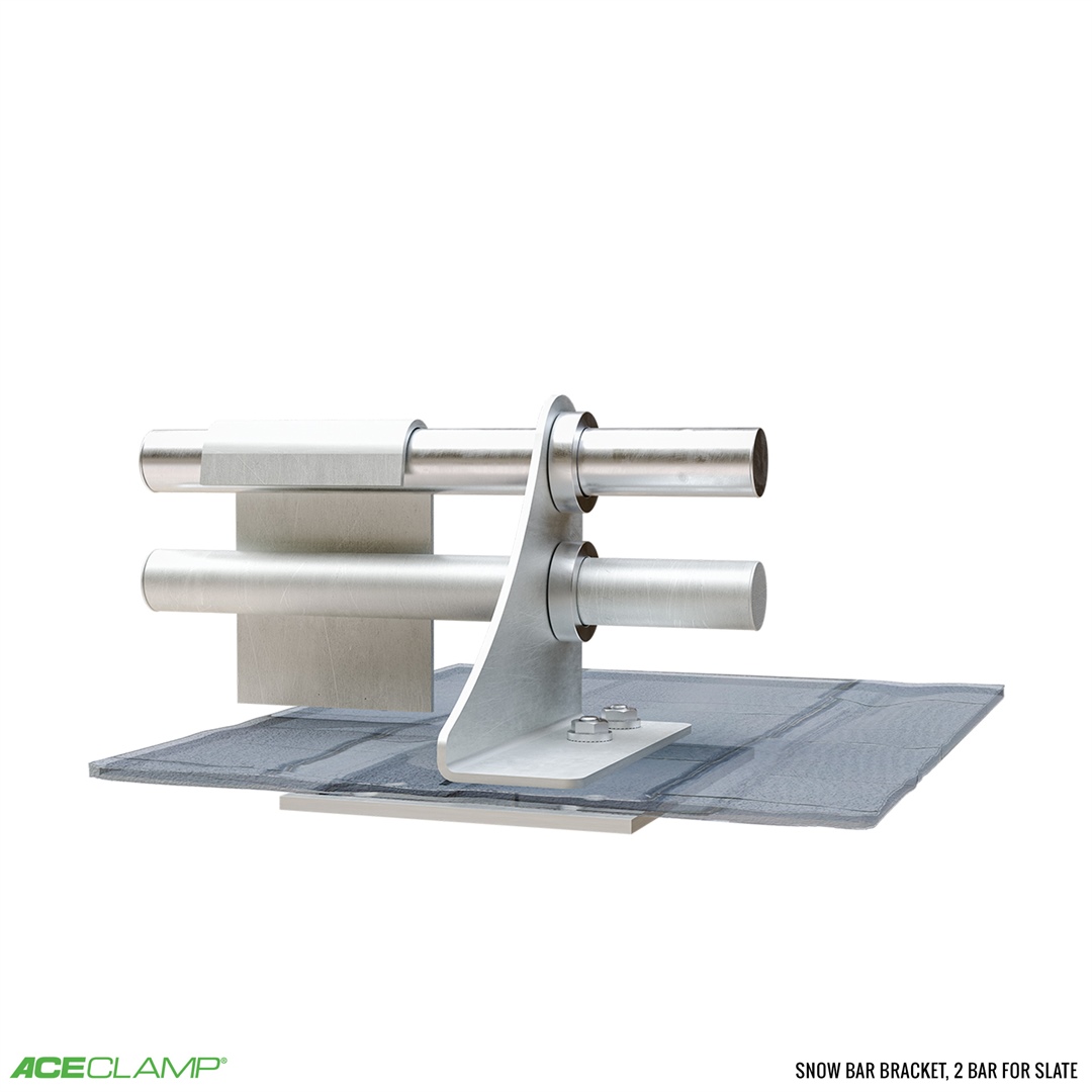 Snow Bar Bracket, 2 Bar for Slate