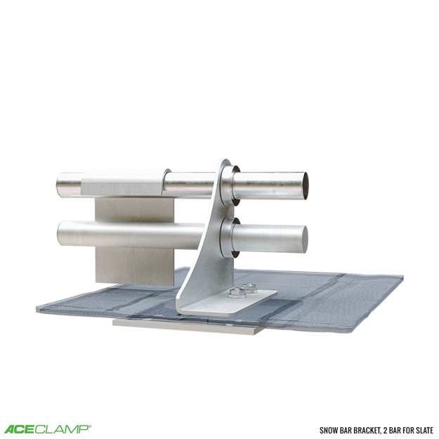 Snow Bar Bracket, 2 Bar for Slate