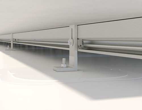 Solar Snap® Solar Racking for Low-Slope Membrane Roofs
