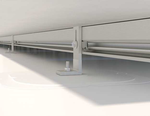 Solar Snap® Solar Racking for Low-Slope Membrane Roofs
