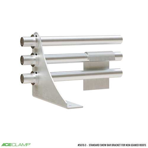 Standard Snow Bar Bracket, 3 Bar for Corrugated