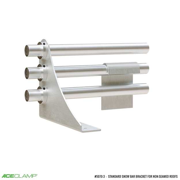 Standard Snow Bar Bracket, 3 Bar for Corrugated