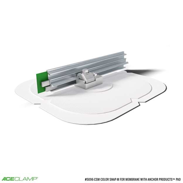 Color Snap®-M Snow Guards For Membrane Roofs With Traditional Pad