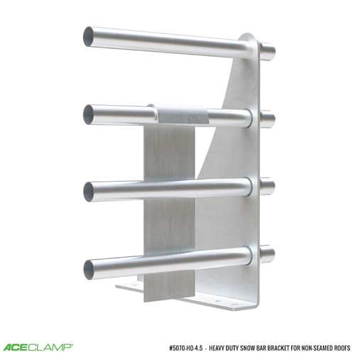 Heavy Duty Bar Extended Snow Bracket, 4 bar, for use below solar panels
