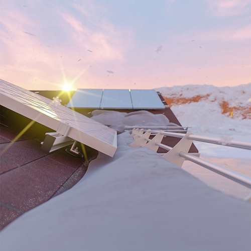 Solar Panels in Snow Country