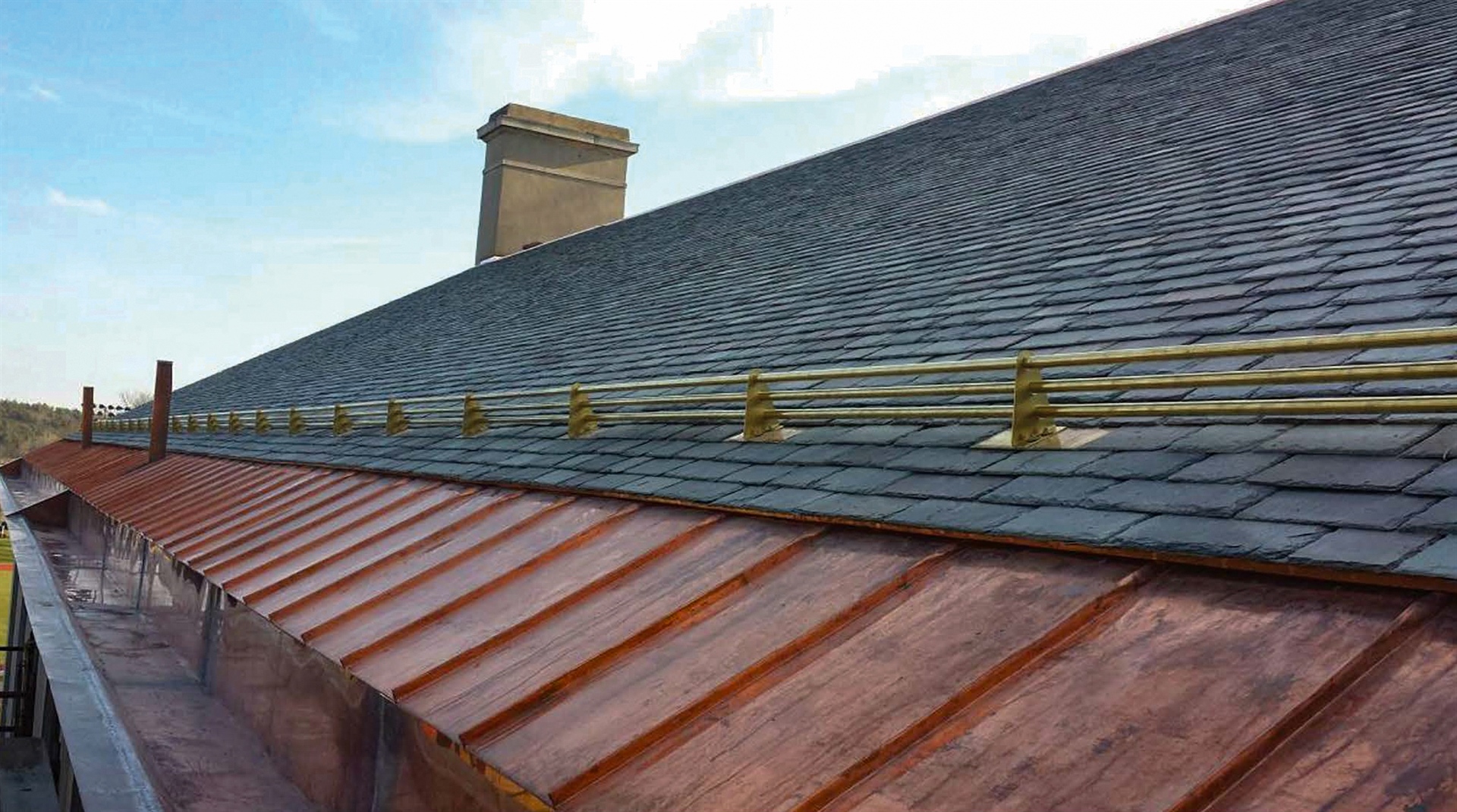 Integrating AceClamp's Brass Snowguards on Slate Roofs