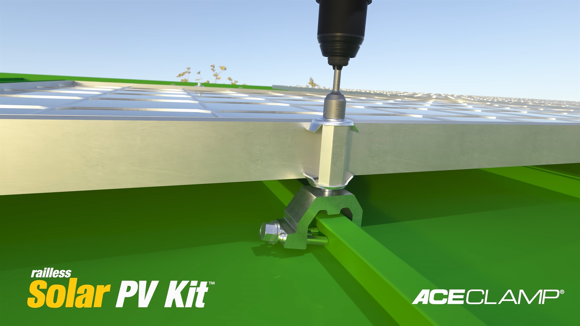 Solar Installers Save Money with AceClamp Railless Solar Mounting Kits