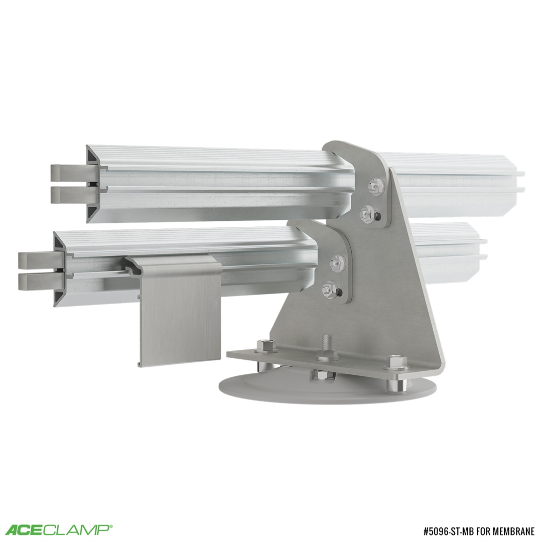 Snow Titan®-M Dual Rail Snow Guards For Membrane Roofs With PowerGrip Universal 7 Mount