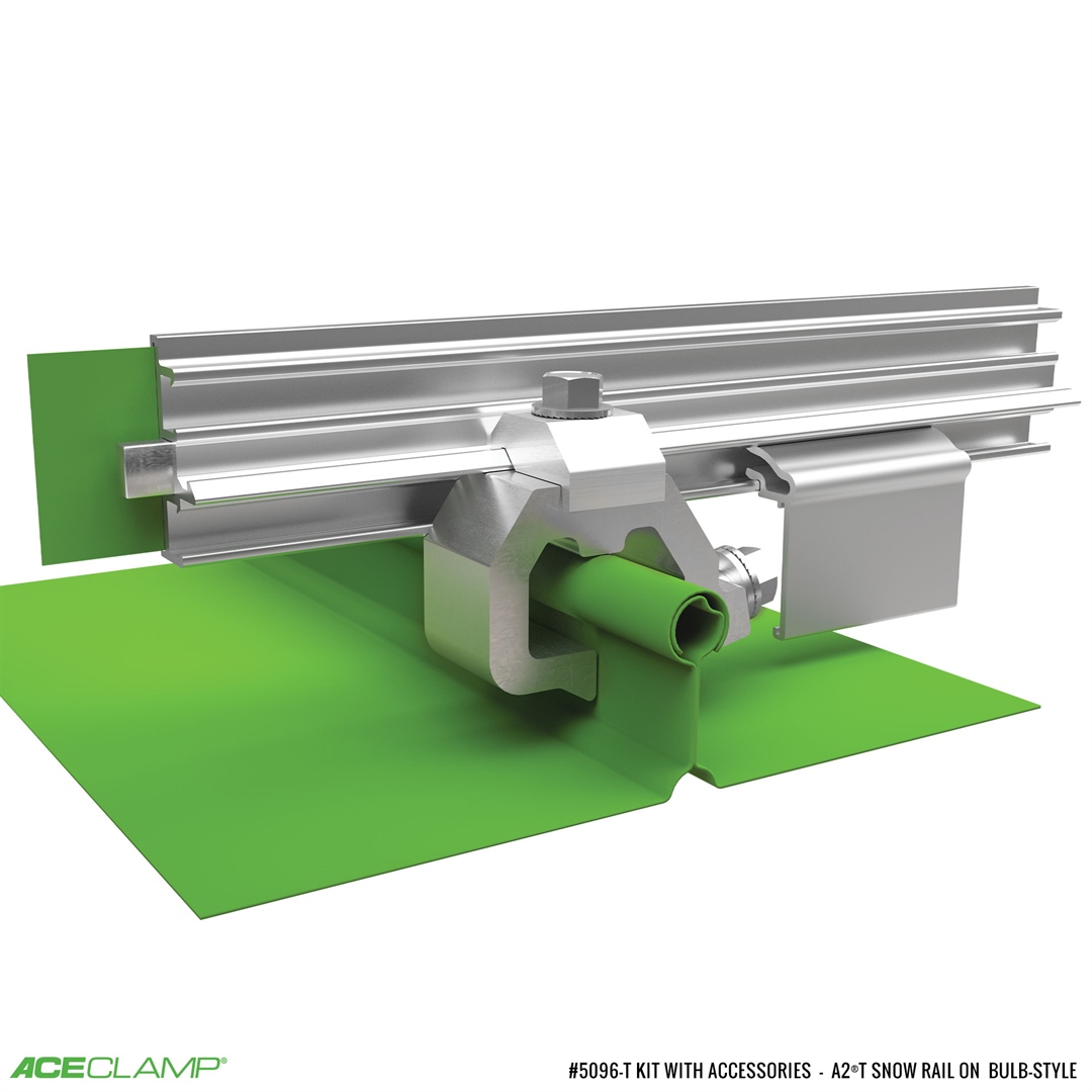 Color Snap®  A2®T Color Matching Snow Guards for Bulb Style Standing Seam Metal Roofs