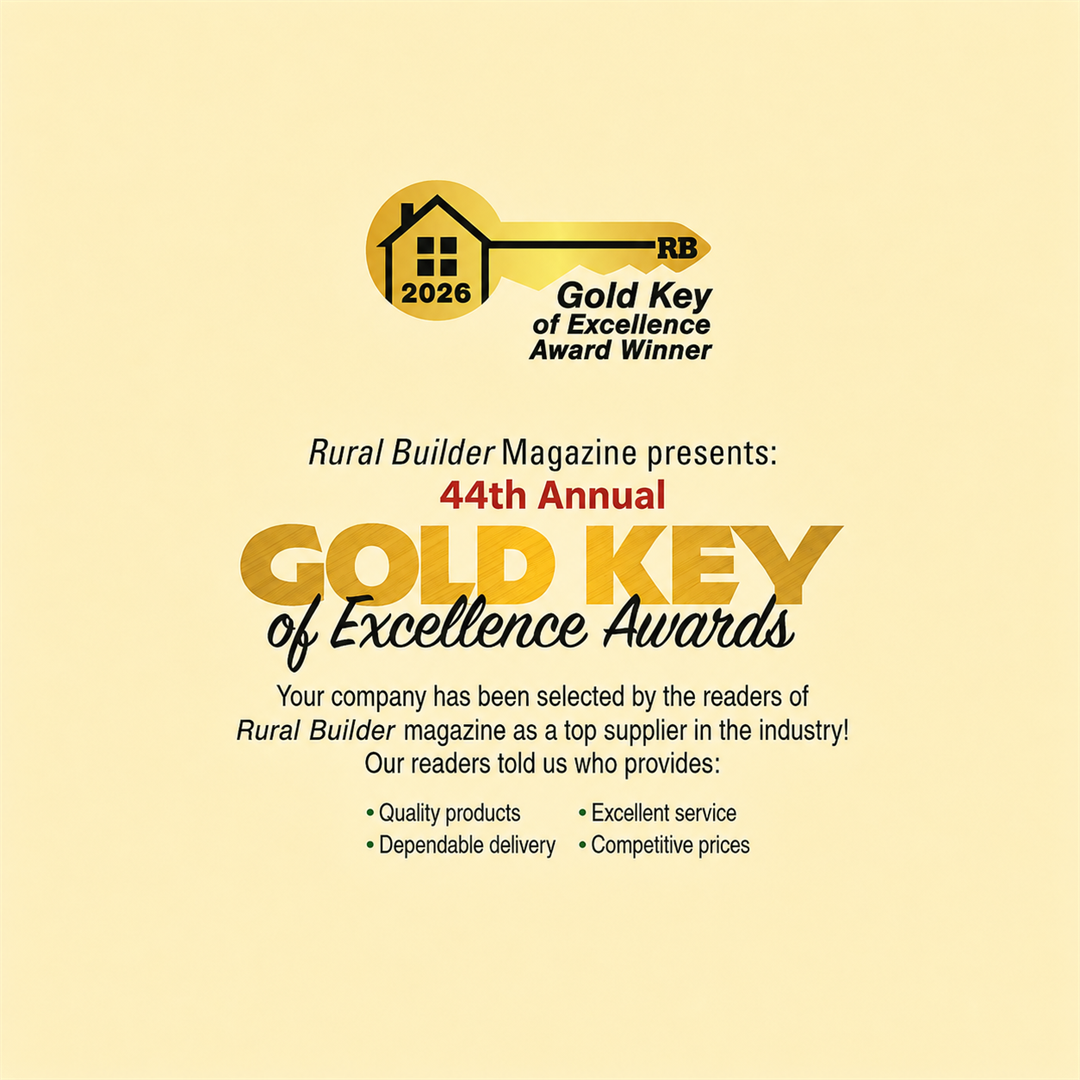 AceClamp Snow Guards wins the 44th Annual Gold Key Award from Rural Builder for 2026