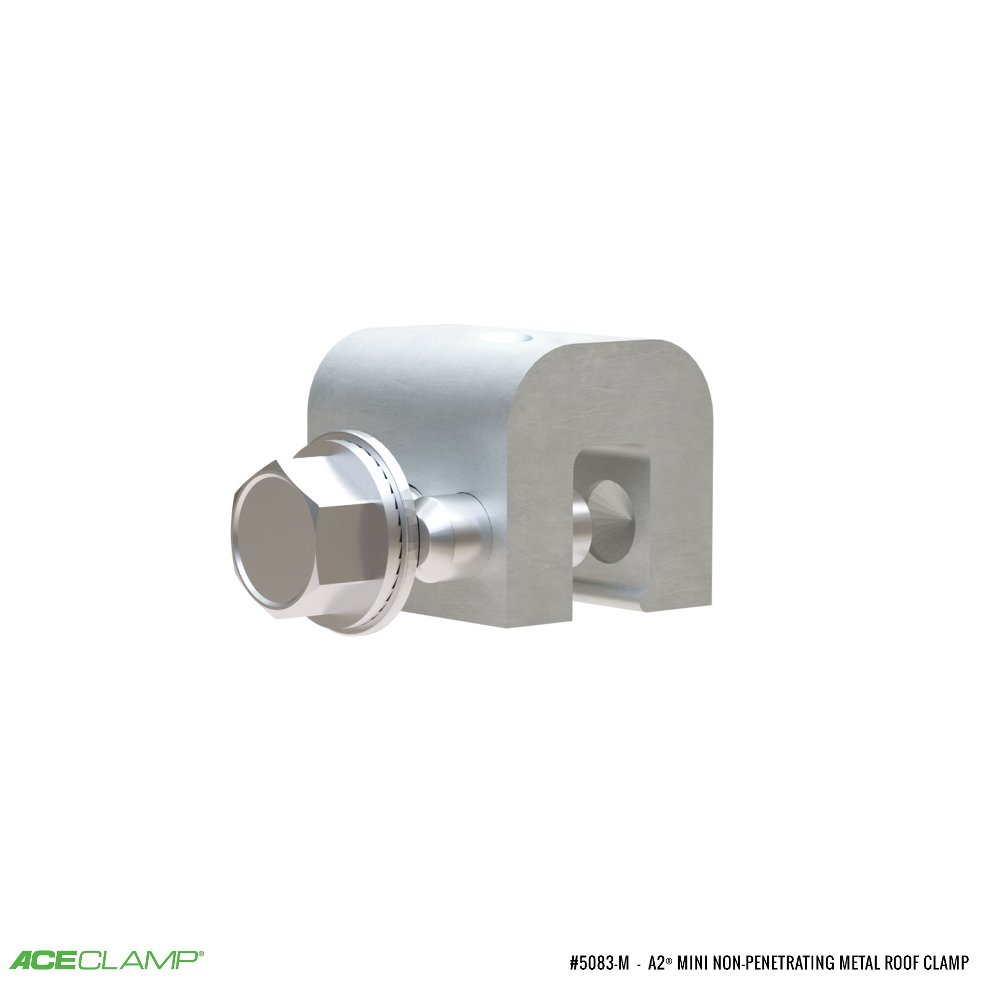 A2® Mini Non-Penetrating Metal Roof Clamp