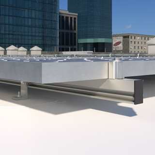 Solar Snap® Solar Racking for Low-Slope Membrane Roofs - AceClamp