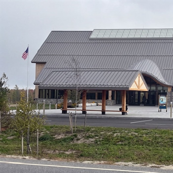 AceClamp Metal Roof Snow Bars at Acadia Gateway Center