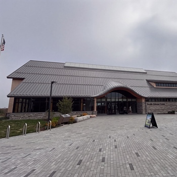AceClamp Metal Roof Snow Bars at Acadia Gateway Center