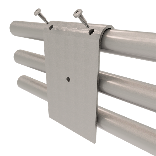 Optional ice flags available for our rail type snow retention systems. 