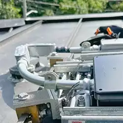 Brass clamps were chosen for coastal and chemical-prone areas