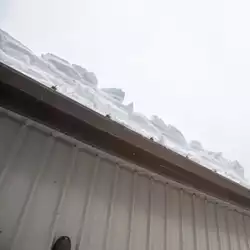 aceclamp color snap snow guards holding snow back on roof