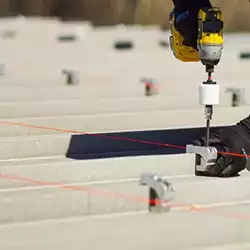 Efficient installation of AceClamp metal roof clamps with single tool