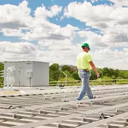 AceClamp's patented push-pin design for metal roof clamps