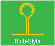 select bulb-style 1 inch seam compatible products