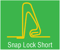 Snap Lock Short standing seam metal roof clamps