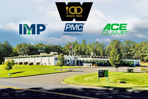 AceClamp 100th year seal - PMC Ind, AceClamp, IMP Medical