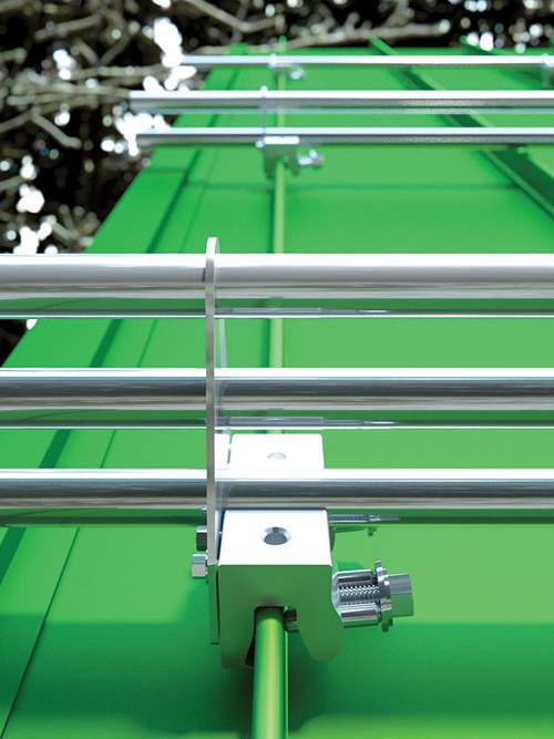 Snow Guards For Membrane Roofs