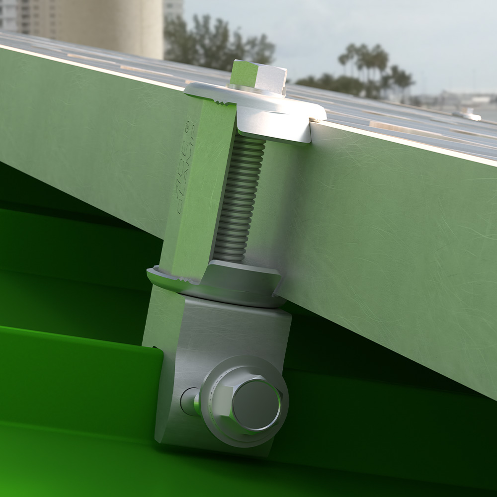 Railless solar racking kits pv mounting