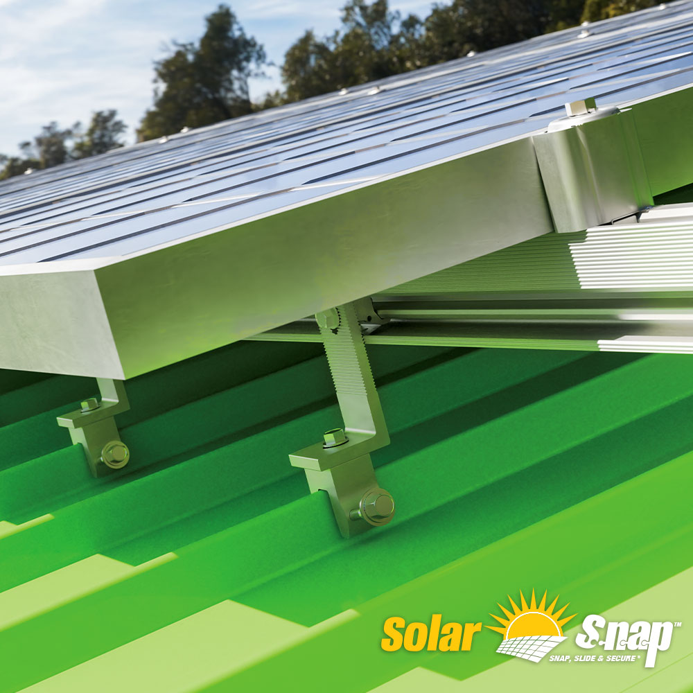 Solar Racking for standing seam metal roofs